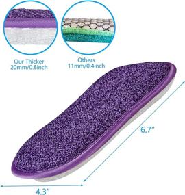 img 2 attached to 🧼 5-Pack Non-Scratch Kitchen Dish Scrub Sponges with Bamboo Microfiber Dishcloth - Reusable, Washable, Multipurpose, Heavy-Duty Scrubber Pads for Cleaning Sink Pans, Ideal for Da wn Dish Soap