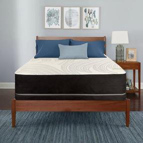 img 2 attached to Twin Size Greton 10-Inch Memory Foam Mattress & 4" Low Profile Box Spring Set - Good For Back Support!