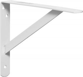 img 4 attached to 10-Pack Of White Heavy-Duty Shelf Brackets By Decko Products - 10.5" X 7.5" Size