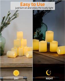 img 1 attached to 24Pcs Long-Lasting LED Votive Candles - Perfect For Halloween, Party, Christmas & Wedding Proposal Decorations!