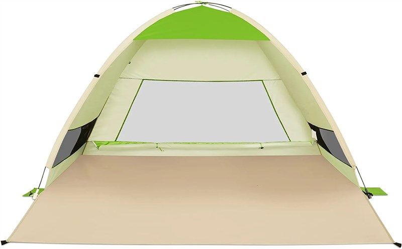 Stay Cool At The Beach With Gorich 3-4 Person Pop Up Beach Tent - UPF ...