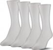 comfort and moisture: medipeds women's aloe vera infused crew socks (4-pack) logo