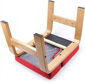 img 1 attached to BIGTREE Yoga Fitness Exercise Headstand Bench Wood And PU Pad Steady Inversion Chair
