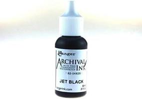 img 1 attached to 🖤 Ranger ARR5-30799 Reinker Archival, Jet Black (3-Pack): Long-lasting Ink Refill for Precise Artwork & Documents