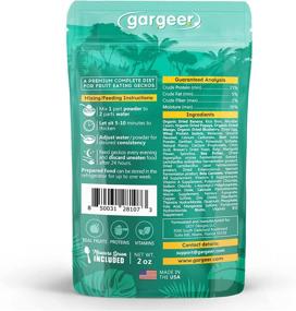 img 3 attached to 🦎 Gargeer 2oz Crested Gecko Food Diet - Premium Blend, Freshly Made in the USA. High-Quality Formula, Conveniently Ready-to-Use Powder. Discover the Delightful Fruit Blend!