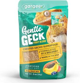 img 4 attached to 🦎 Gargeer 2oz Crested Gecko Food Diet - Premium Blend, Freshly Made in the USA. High-Quality Formula, Conveniently Ready-to-Use Powder. Discover the Delightful Fruit Blend!