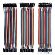 rgbzone 120pcs multicolored dupont wire 40pin male to female, 40pin male to male, 40pin female to female breadboard jumper wires ribbon cables kit for arduino and raspberry pi logo