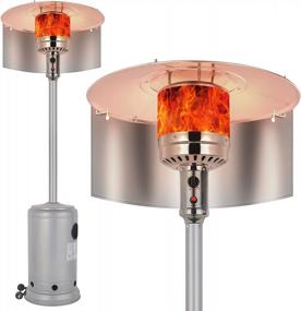 img 4 attached to Stay Warm Outdoors With Hykolity 50,000 BTU Propane Patio Heater - Safe, Portable And Versatile