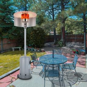 img 3 attached to Stay Warm Outdoors With Hykolity 50,000 BTU Propane Patio Heater - Safe, Portable And Versatile
