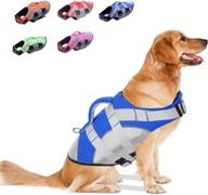 🐶 oefwing dog life jacket: ripstop safety dog life vest with adjustable fit &amp; strong buoyancy | durable rescue handle | ideal for swimming, boating, kayaking, and canoeing логотип