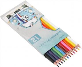img 3 attached to Цветные карандаши Madisi Bulk - предварительно заточенные - 24 упаковки по 12 штук - 288 цветных карандашей для детей