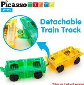 img 1 attached to Expand Your PicassoTiles With Seated Car & Dolls Play Set For Fun Learning!