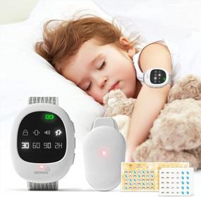 img 4 attached to 2-In-1 Upgraded Wireless Bedwetting Alarm & Potty Watch, GROWNSY Rechargeable Potty Training Watch With Music And Vibration,Timer Setting,Bed Wetting Alarm For Kid Elder,Useful Solution For Bedwetter