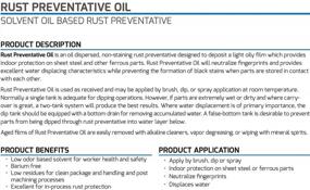 img 3 attached to Rust Prevention Oil For Ferrous Parts Protection - 1 Gallon Bottle, Non-Staining And Indoor Use