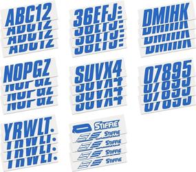 img 1 attached to Alpha Numeric Registration Identification Stickers Watercraft Exterior Accessories best on Bumper Stickers, Decals & Magnets