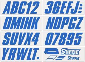 img 2 attached to Alpha Numeric Registration Identification Stickers Watercraft Exterior Accessories best on Bumper Stickers, Decals & Magnets