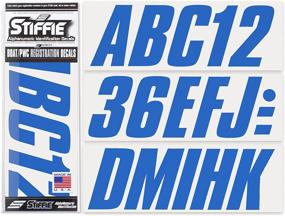 img 4 attached to Alpha Numeric Registration Identification Stickers Watercraft Exterior Accessories best on Bumper Stickers, Decals & Magnets