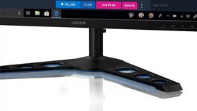 img 3 attached to 🖥️ Lenovo Y27Q 20: NearEdgeless Certified 165Hz Monitor - HD, HDMI | Model: 65EEGAC1US