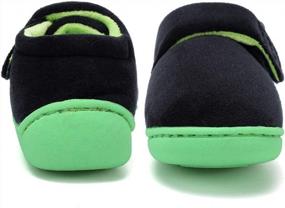 img 3 attached to Cozy Kids' Indoor Slippers: Lightweight, Comfortable, And Warm Slip-On Socks For Boys And Girls
