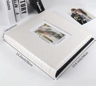 кожаная обложка 4x6 600 фотоальбом черные внутренние страницы свадьба детские семейные фотографии книга годовщина день рождения белый логотип