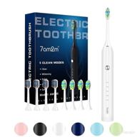 7am2m electric toothbrush: advanced 🦷 oral care for adults with minutes timer logo