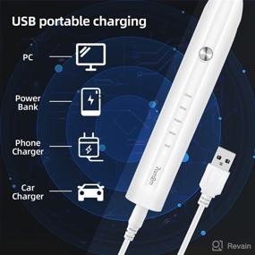 img 2 attached to 7AM2M Electric Toothbrush: Advanced 🦷 Oral Care for Adults with Minutes Timer