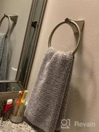 img 1 attached to Quick-Dry Diamond Jacquard Hand Towels Set By Everplush - Charcoal, 4 Pack (16 X 30 Inches) review by Richard Gaines