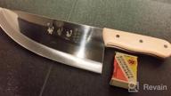 img 1 attached to KOFERY 8-Inch Blade Handmade Forged Stainless Steel Butcher Knife Full Tang Big Meat Cleaver review by Crystal Robinson
