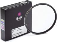 b + w 58mm uv filter (010) for camera lens – standard mount (f-pro), mrc, 16 layers multi-resistant coating, photography filter, 58 mm, clear lens protector logo