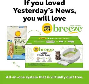 img 3 attached to Purina Yesterday's News Clumping Paper Cat Litter: Recyclable Box, Clean Scent, Ideal for Multi Cats - Get the 20 lb. Bag!