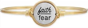 img 2 attached to USA-Made Luca + Danni Bangle Bracelet For Women - Embody Fearlessness & Faith