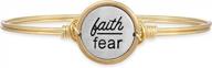 usa-made luca + danni bangle bracelet for women - embody fearlessness & faith logo