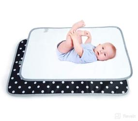 img 4 attached to QIMIAOBABY Waterproof Portable Travel Changing Diapering for Portable Changing Pads