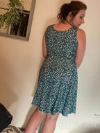 img 1 attached to Women'S Sleeveless Floral Midi Dress - FENSACE Scoop Neck Flared Tank Style review by Matthew Rodenbaugh