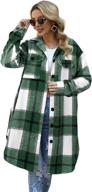 sikaini shacket vintage flannel oversized women's clothing via coats, jackets & vests logo