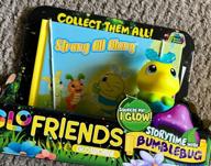 img 1 attached to Playskool Glo Friends Strong All Along! -- Storytime With Bumblebug -- Book With Glowing Toy -- Social Emotional Learning SEL Toy -- Ages 2+ review by Marklen Baeskens