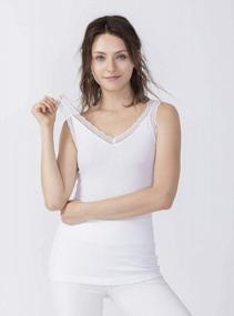 img 3 attached to Stay Comfortable And Stylish With Femofit Women'S Bamboo Rayon Tank Tops - 3 Pack In Sizes S-XL