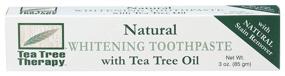 img 4 attached to Tea Tree Therapy Whitening Toothpaste for Optimal Oral Care