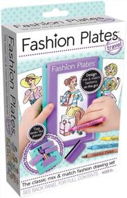img 4 attached to Fashion Plates — Travel Set — Mix-And-Match Drawing Art Set — Make Fabulous Fashion Designs — Ages 6+