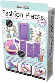 img 2 attached to Fashion Plates — Travel Set — Mix-And-Match Drawing Art Set — Make Fabulous Fashion Designs — Ages 6+