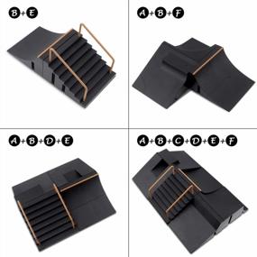 img 1 attached to KETIEE Finger Skateboard Ramps: Ultimate Skate Park for Kids & Adults! (6 in 1)