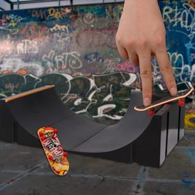 img 3 attached to KETIEE Finger Skateboard Ramps: Ultimate Skate Park for Kids & Adults! (6 in 1)
