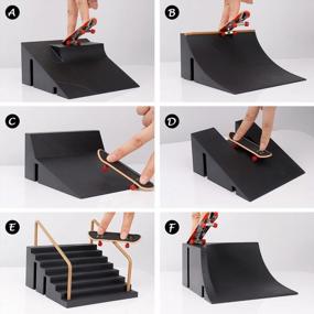 img 2 attached to KETIEE Finger Skateboard Ramps: Ultimate Skate Park for Kids & Adults! (6 in 1)
