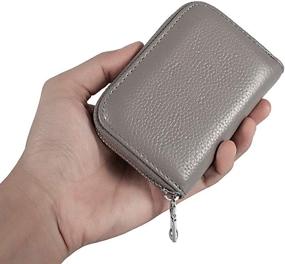 img 1 attached to AGBIADD Credit Holder Leather Blocking Women's Handbags & Wallets : Wallets