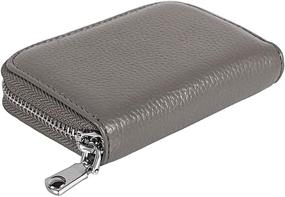 img 2 attached to AGBIADD Credit Holder Leather Blocking Women's Handbags & Wallets : Wallets