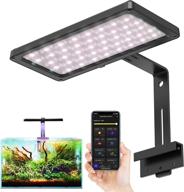 🐠 yisitong led aquarium light smart app control full spectrum fish tank light, 24/7 sunrise-daylight-moonlight, diy mode, adjustable rgb leds fish tank lamp logo