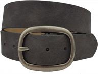 stylish vegan plain belt featuring a sleek matte oval buckle logo