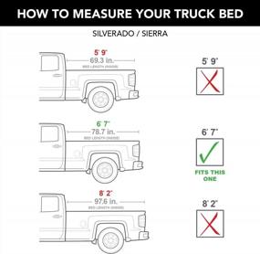 img 3 attached to Защитите свой пикап с помощью жесткого чехла BAK Revolver X4S Tonneau для Chevy/GMC Silverado/Sierra &amp; C/K 6 футов 6 дюймов (78 дюймов) — подходит для моделей 1988–2013 годов (80101)