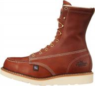 оставайтесь в безопасности и комфорте с рабочими ботинками thorogood's american heritage со стальным носком для мужчин логотип