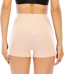 img 3 attached to Seamless Tummy Control Shaping Boyshorts Panties For Women - Slimming Shapewear Shorts Underwear